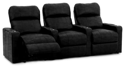 Kinosofa XL700 Smartsuede Rett Sort