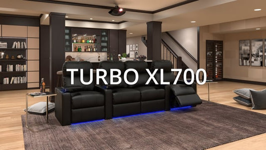 Kinosofa XL700 Turbo Buet Sort