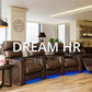 Biosoffa HR Dream Luxe Böjd Svart