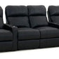 Kinosofa XL700 Turbo Rett Sort